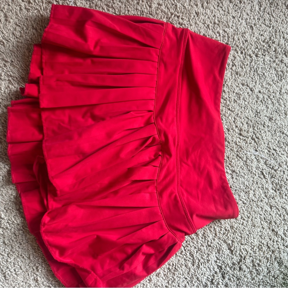 Red Goldhinge Skirt